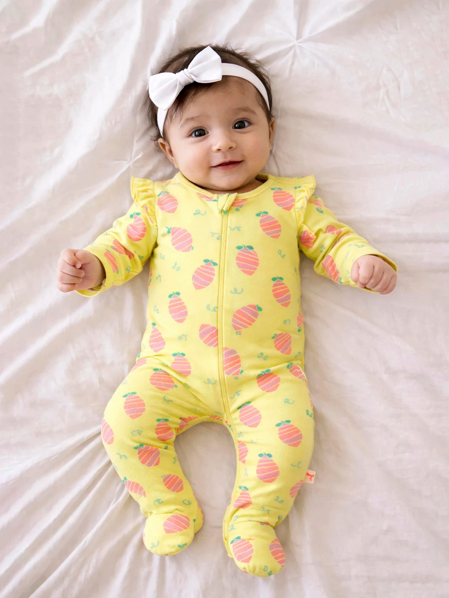 Yellow Zip Sleepsuit