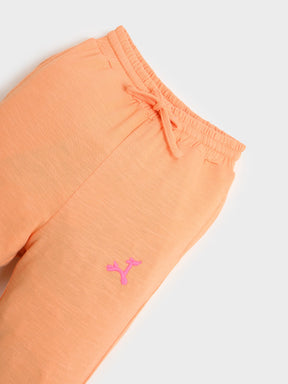 Cozy Orange Joggers