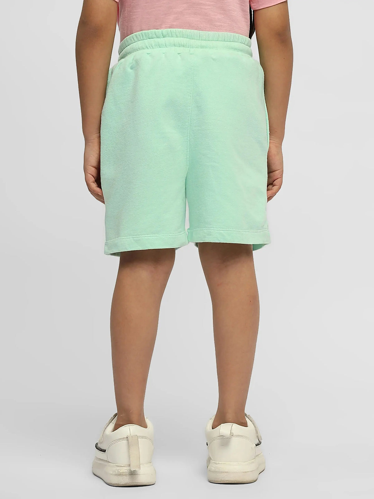 Mint Cotton Bermuda Shorts
