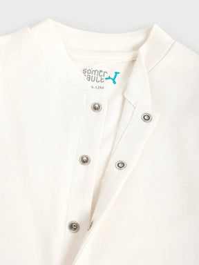 White Sporty Sleepsuit