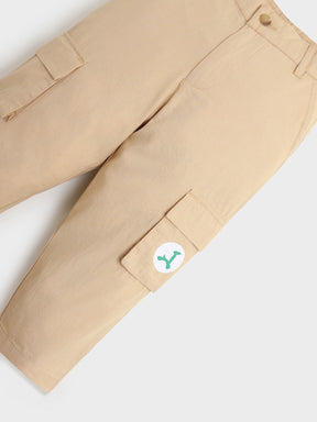 Girl Straight fit Trousers Beige 1557