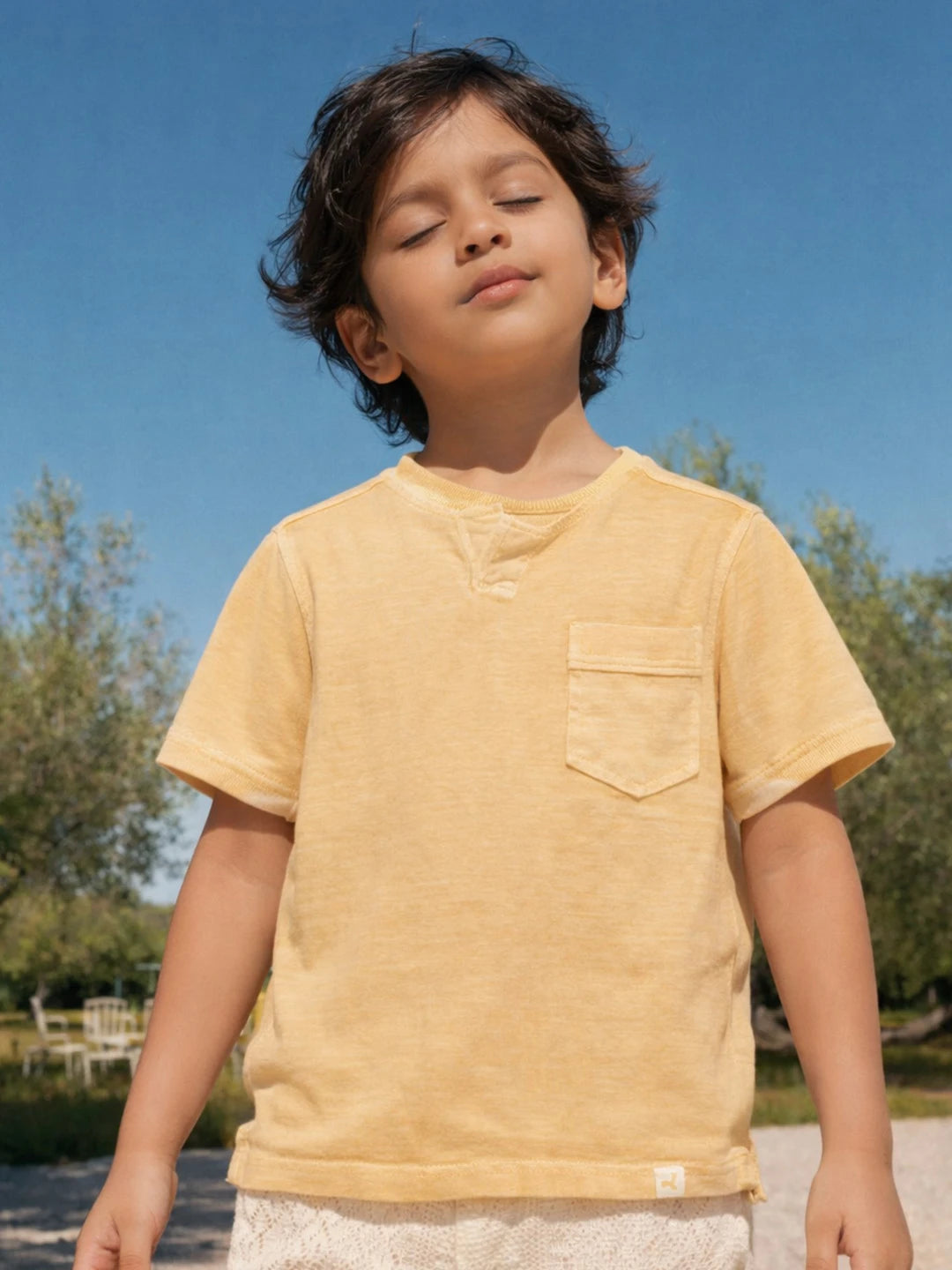Solid Cotton T-Shirt