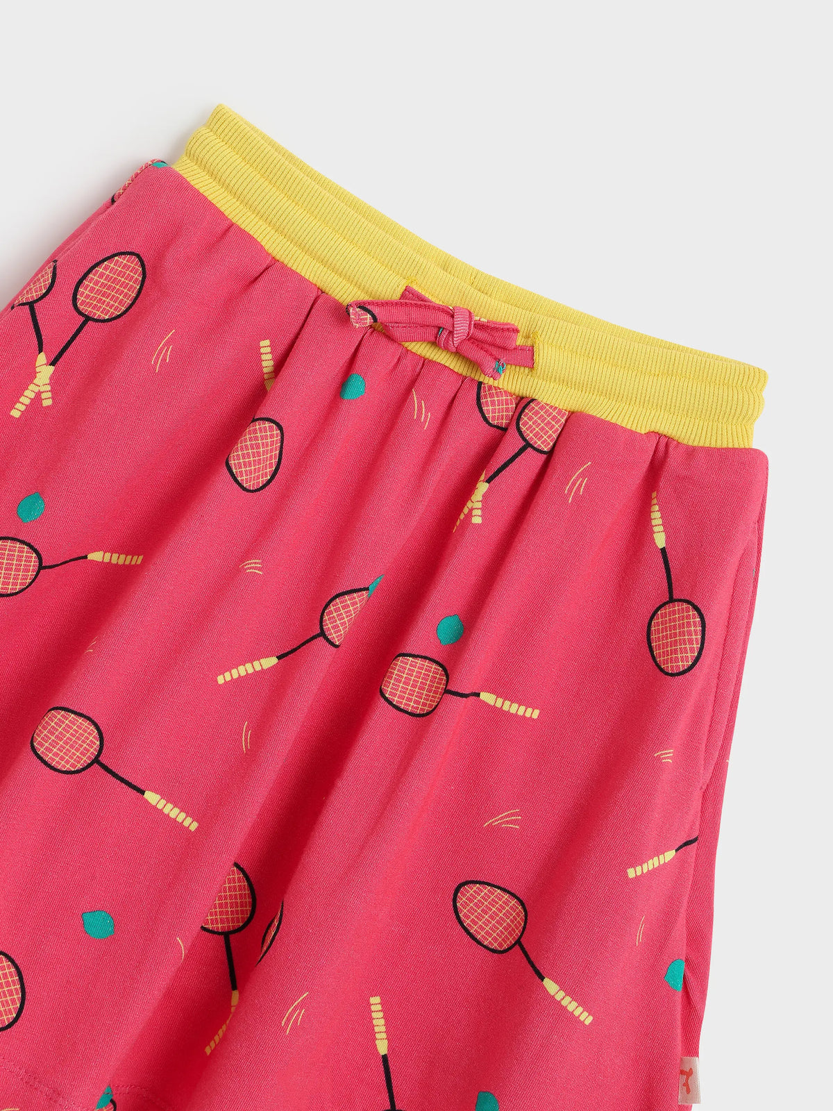 Raspberry Racquet Skort for Girls