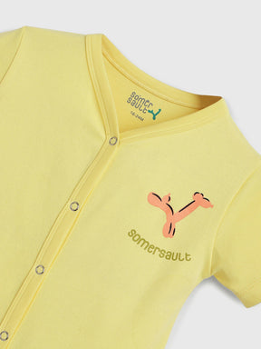 Sunny Citrus Baby Girls Romper Set