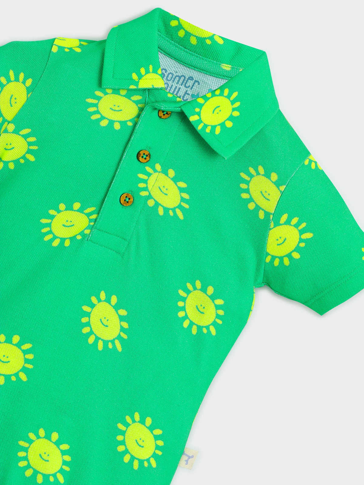 Green Sunshine Print Bodysuit