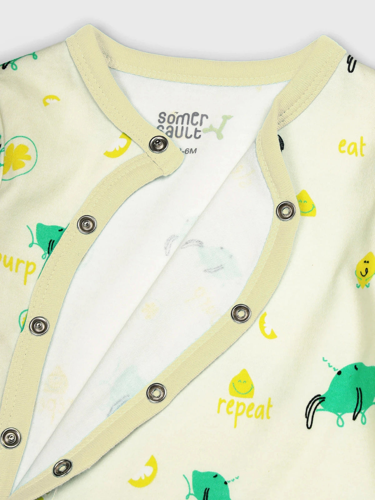 Printed Cotton Footed Sleepsuit