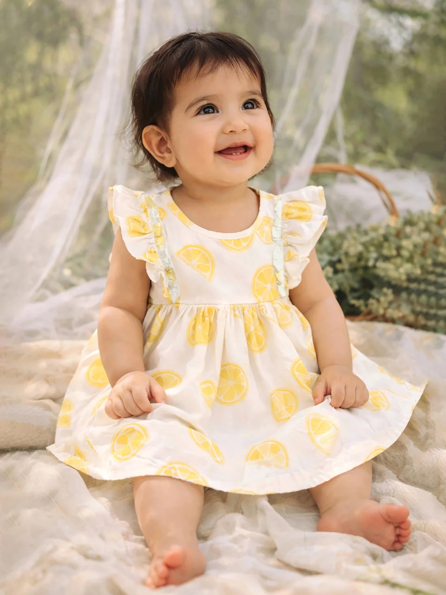 Printed Jacquard Dress