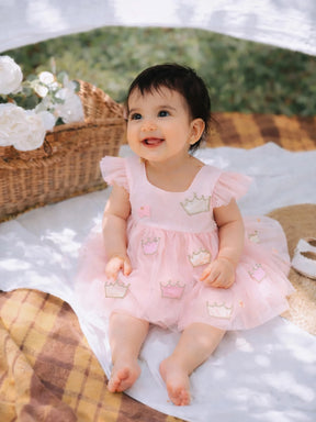 Princess Crown Bodysuit Dress