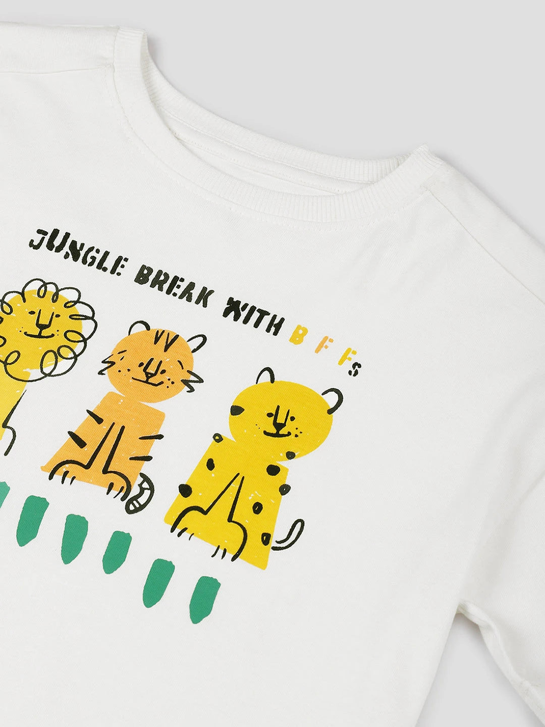 Pack of 3 Printed Cotton T-Shirts