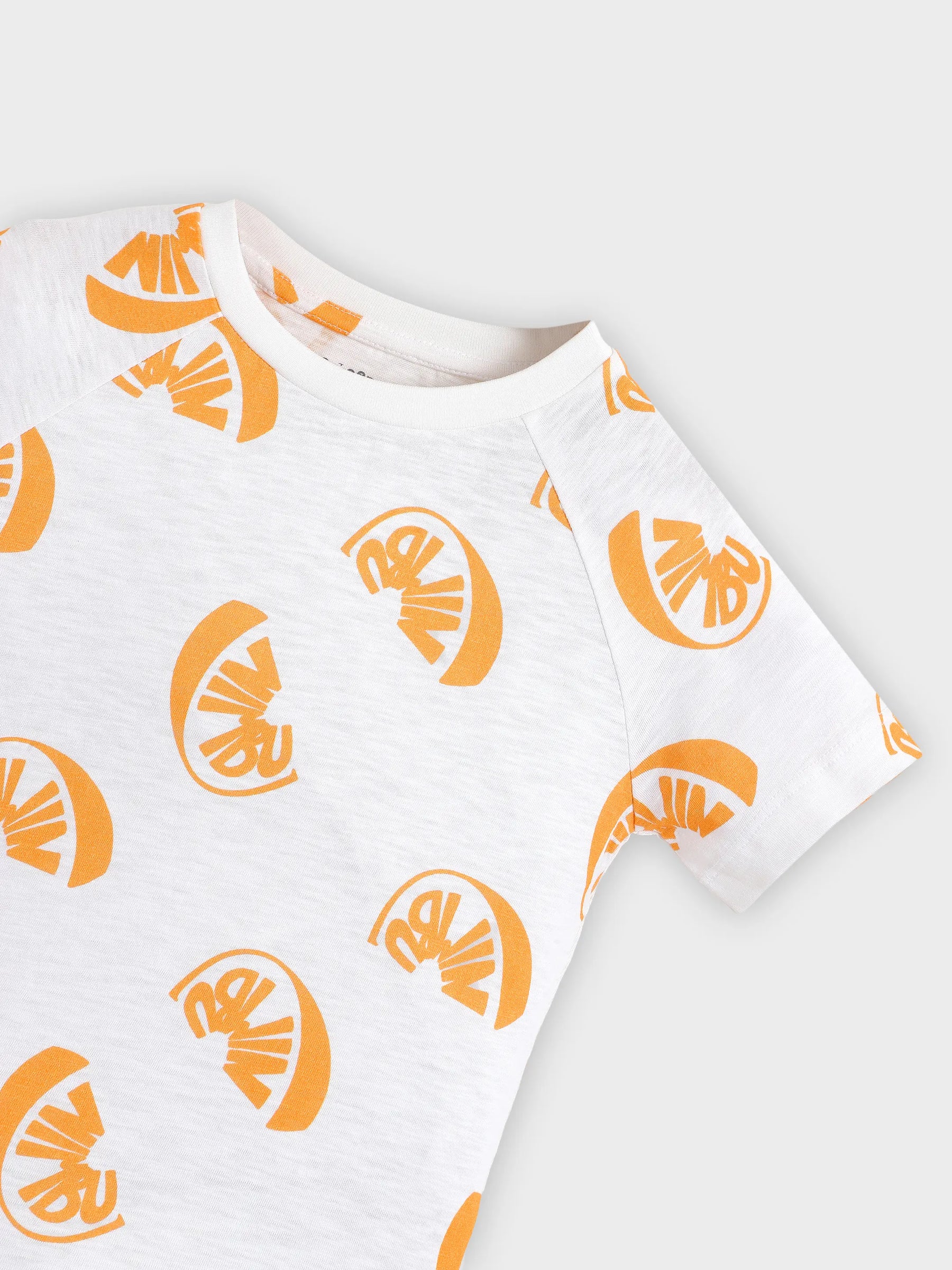 Girl Half Sleeve T-shirt White 1521