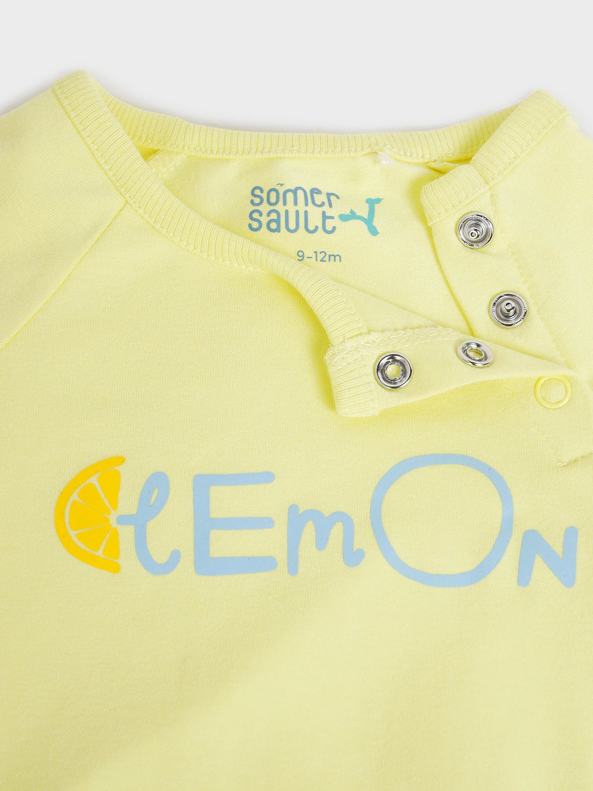 Lemon Graphic Baby Bodysuit Set