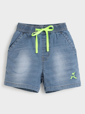 Boy Knee Length Shorts Blue 1428