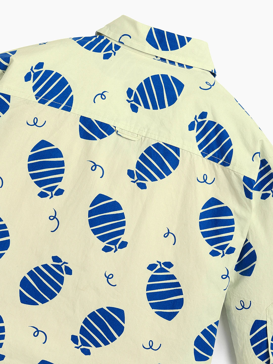 Blue Lemon Printed Cotton Shirt