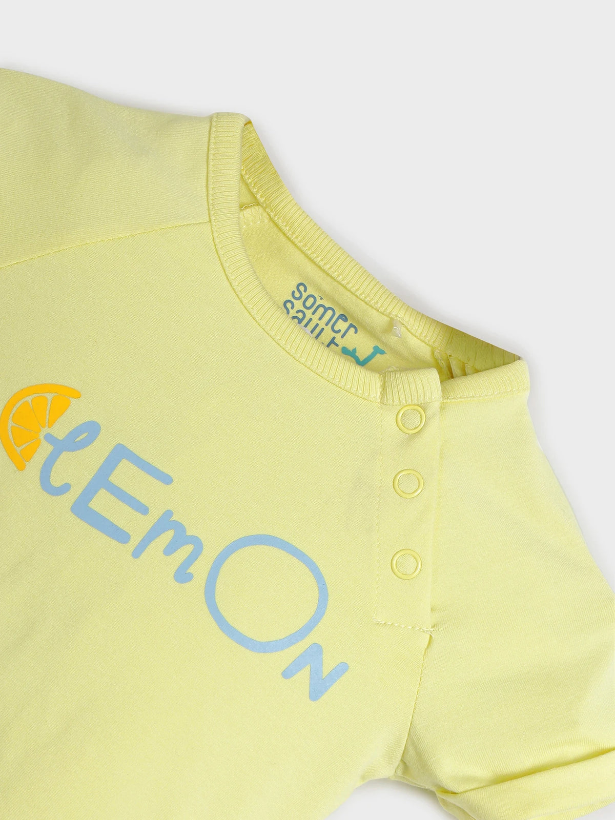 Lemon Graphic Baby Boys Bodysuit Set