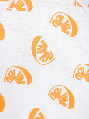 Girl Half Sleeve T-shirt White 1521