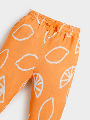 Girl Jogger Trousers BlueGreenorange 1553