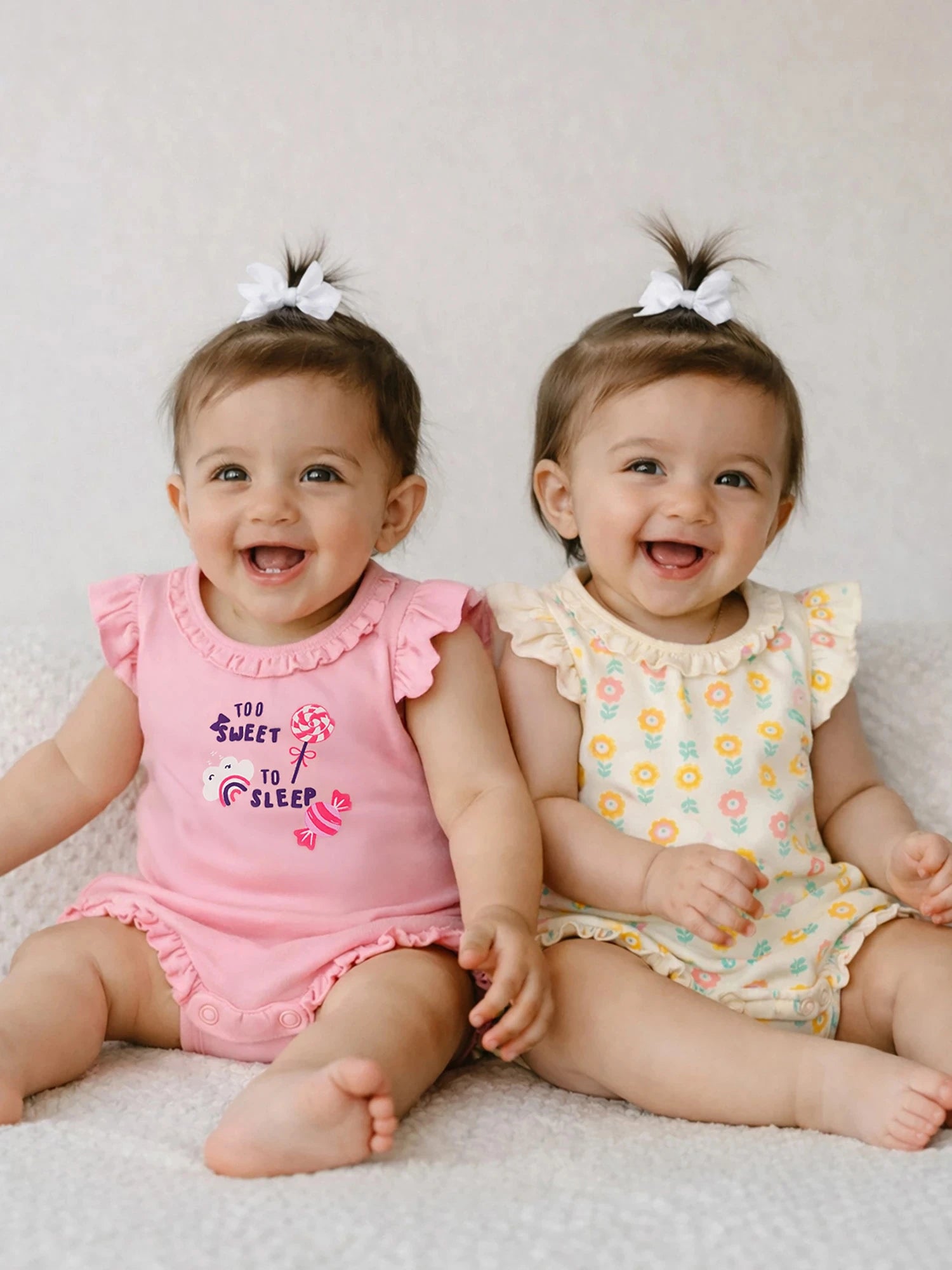 Pack of 2 Ruffle Bodysuit