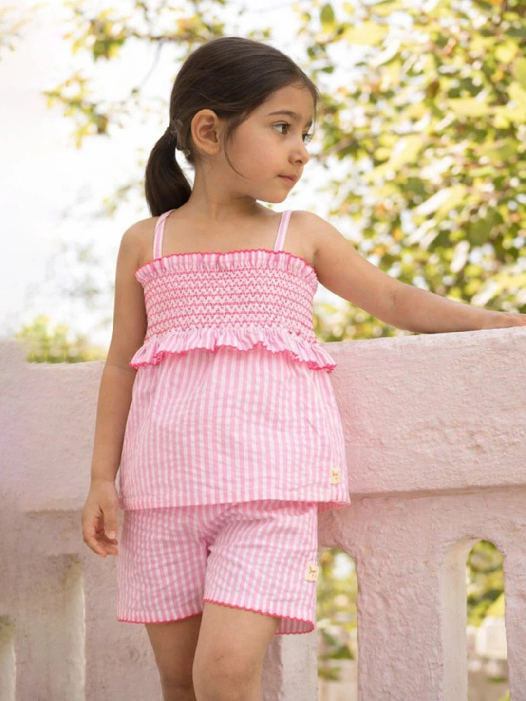 Striped Frills Co-ord Set