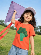 Broccoli Drop Shoulder Cotton Tee