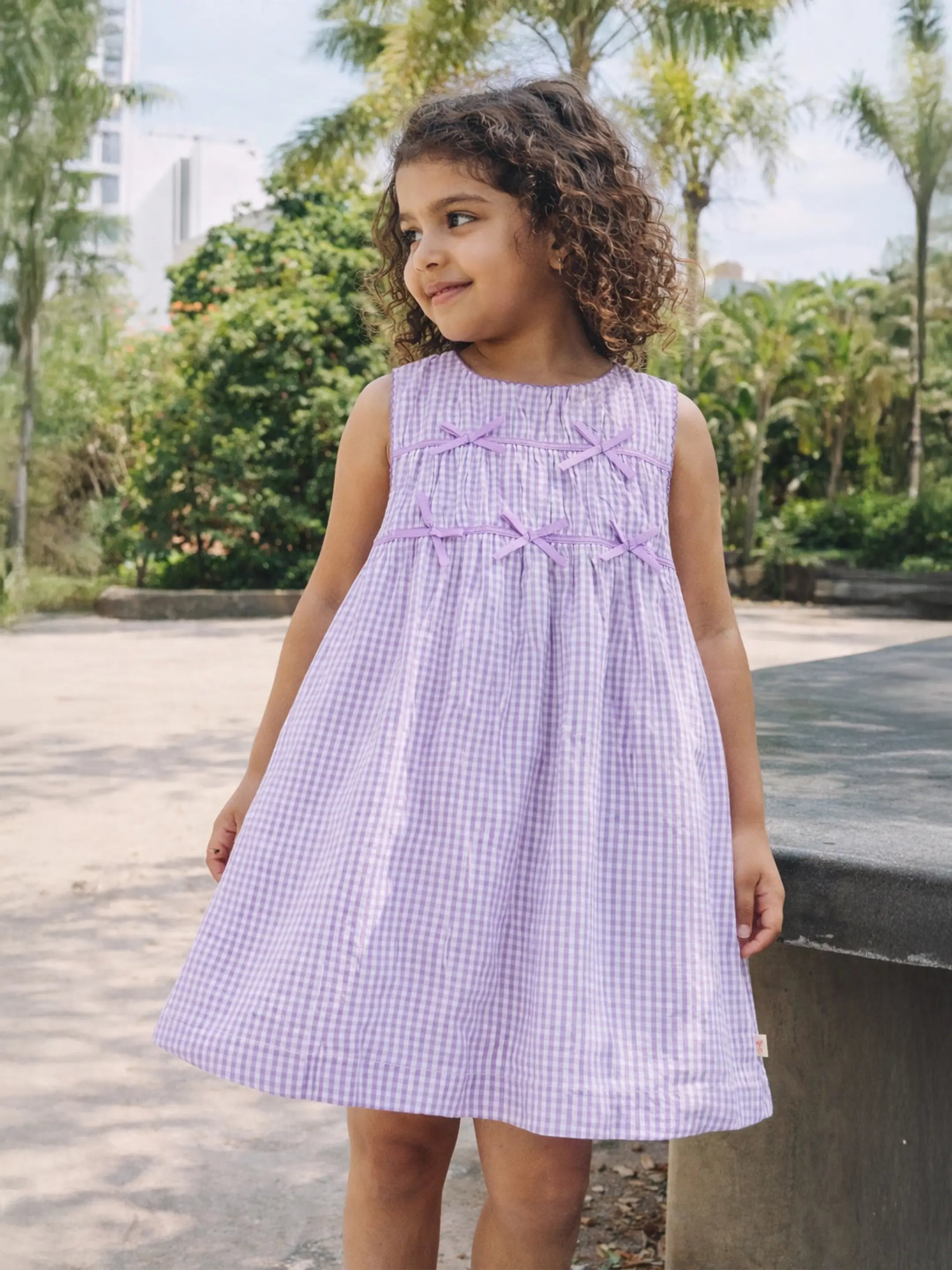Gingham Bow Dress