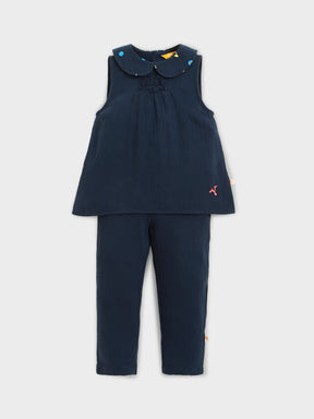 Girl Co-ord Set Blue 1729