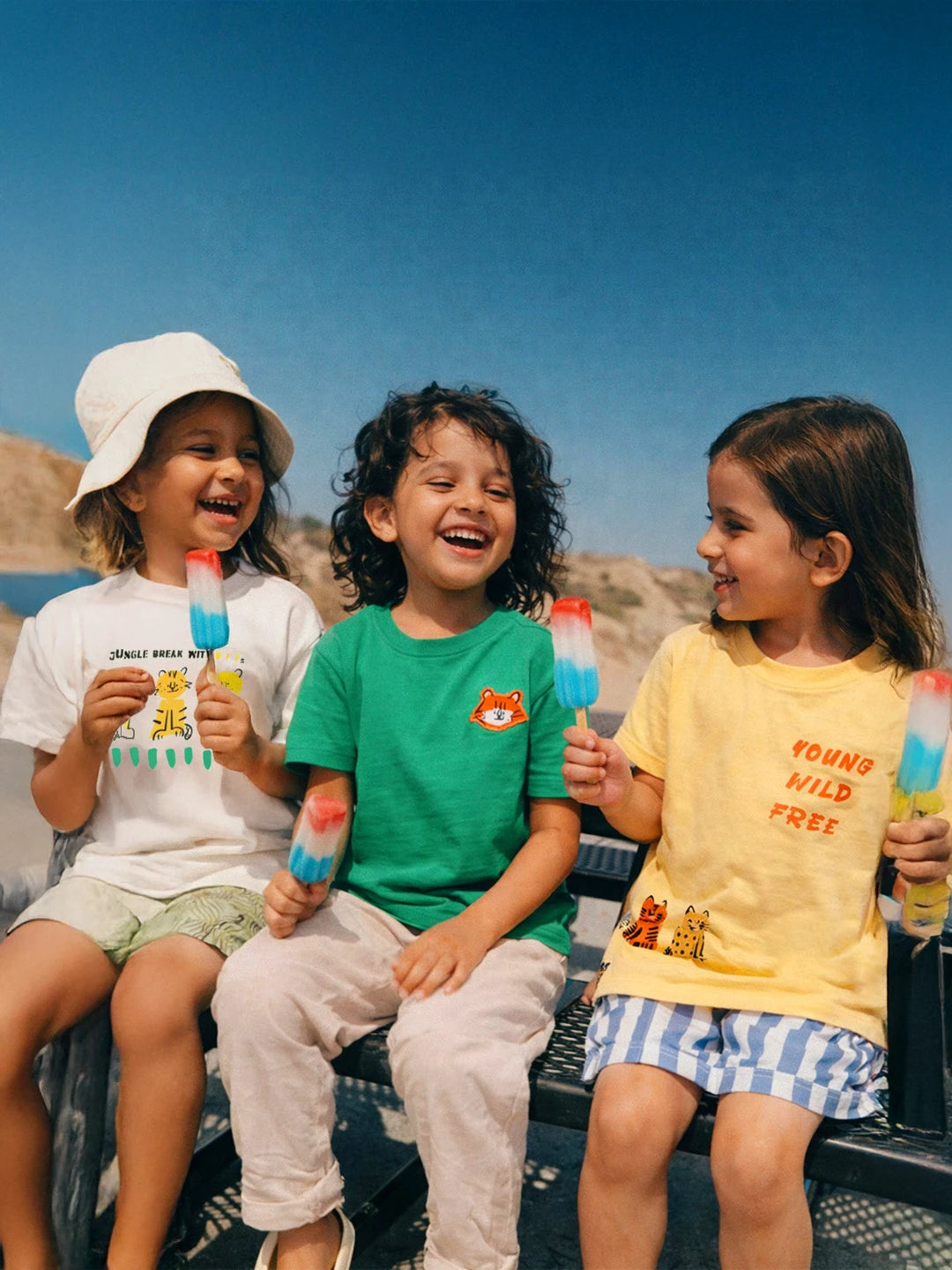 Pack of Three Playful Graphic T-Shirt Set