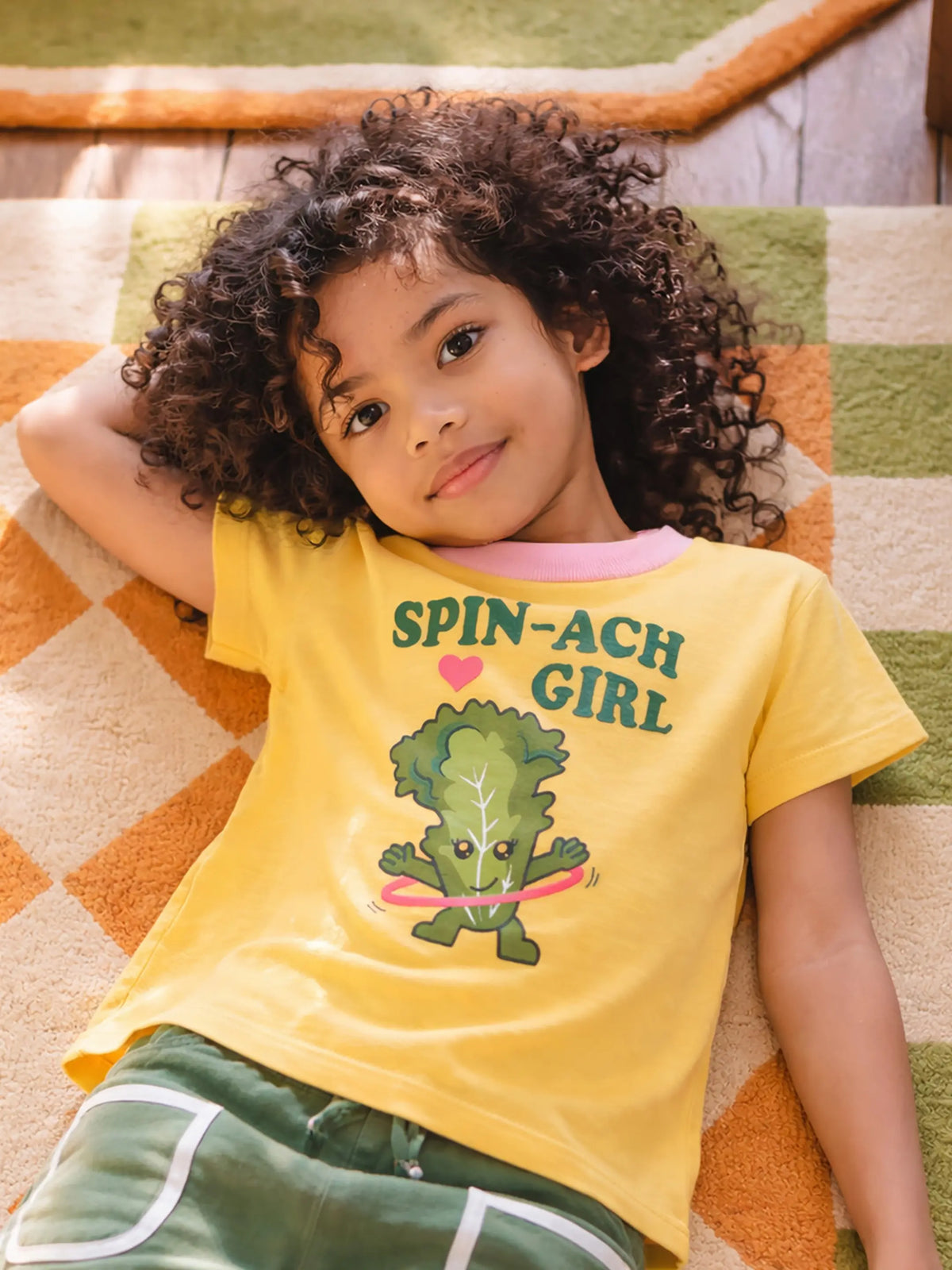 Spinach Girl Cotton Tee