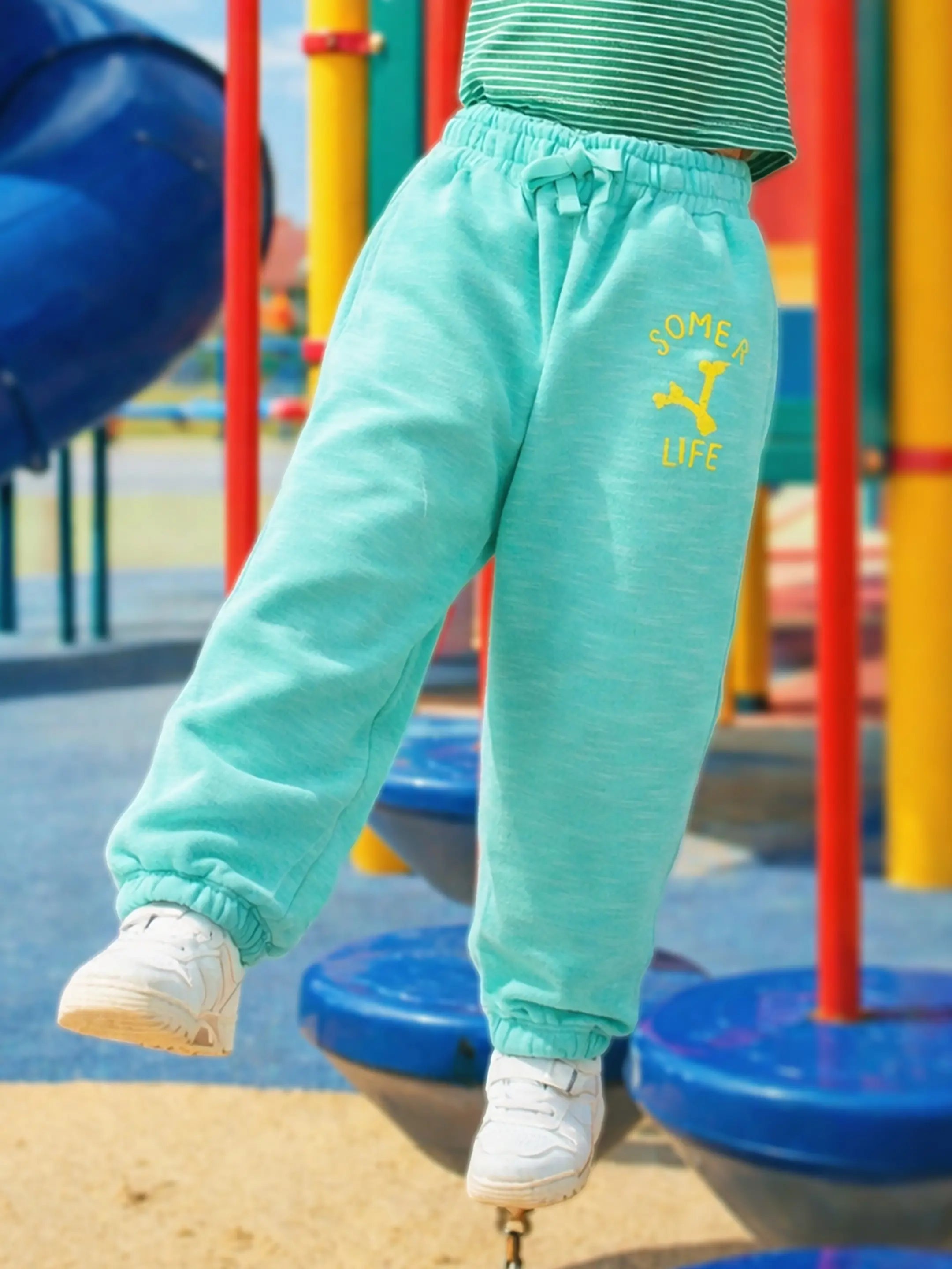 Printed Green Jogger