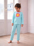 Striped Printed Night Suit Set