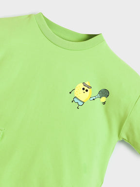 Juice Be Cool Tennis Graphic T-Shirt
