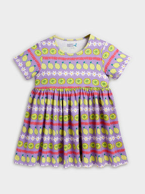 Multicolour Geometric Print Dress
