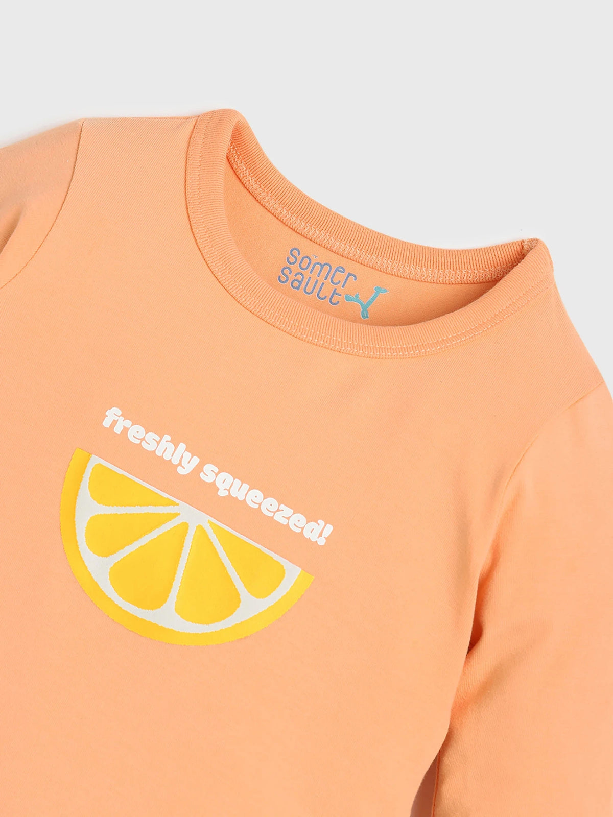 Freshly Squeezed Long-Sleeve Baby Girls Bodysuit