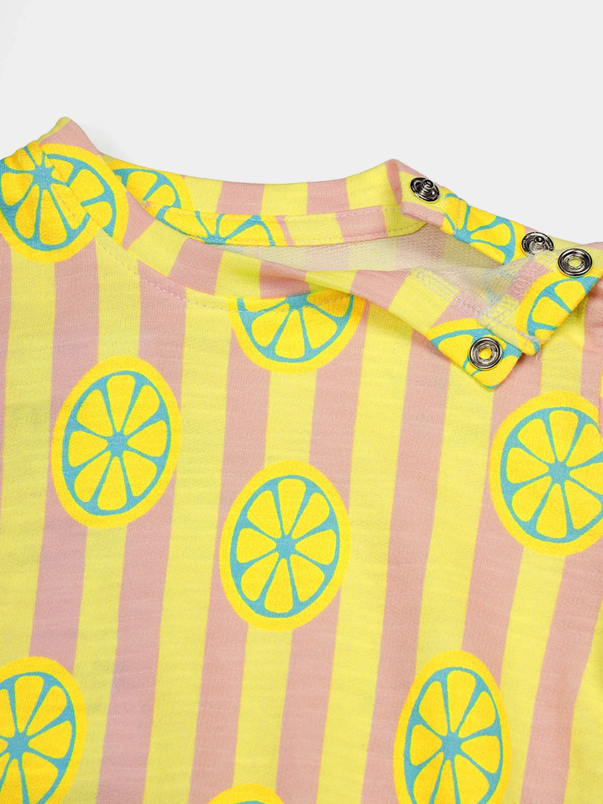 Pink Lemonade Stripe Baby Girls Bodysuit