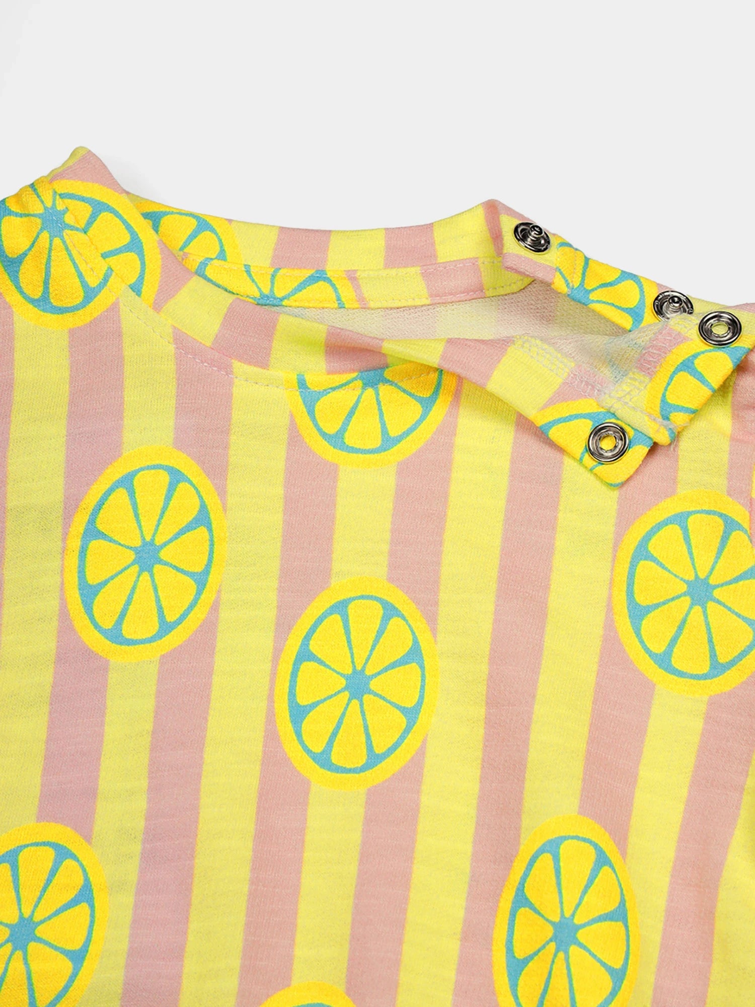 Pink Lemonade Stripe Baby Girls Bodysuit