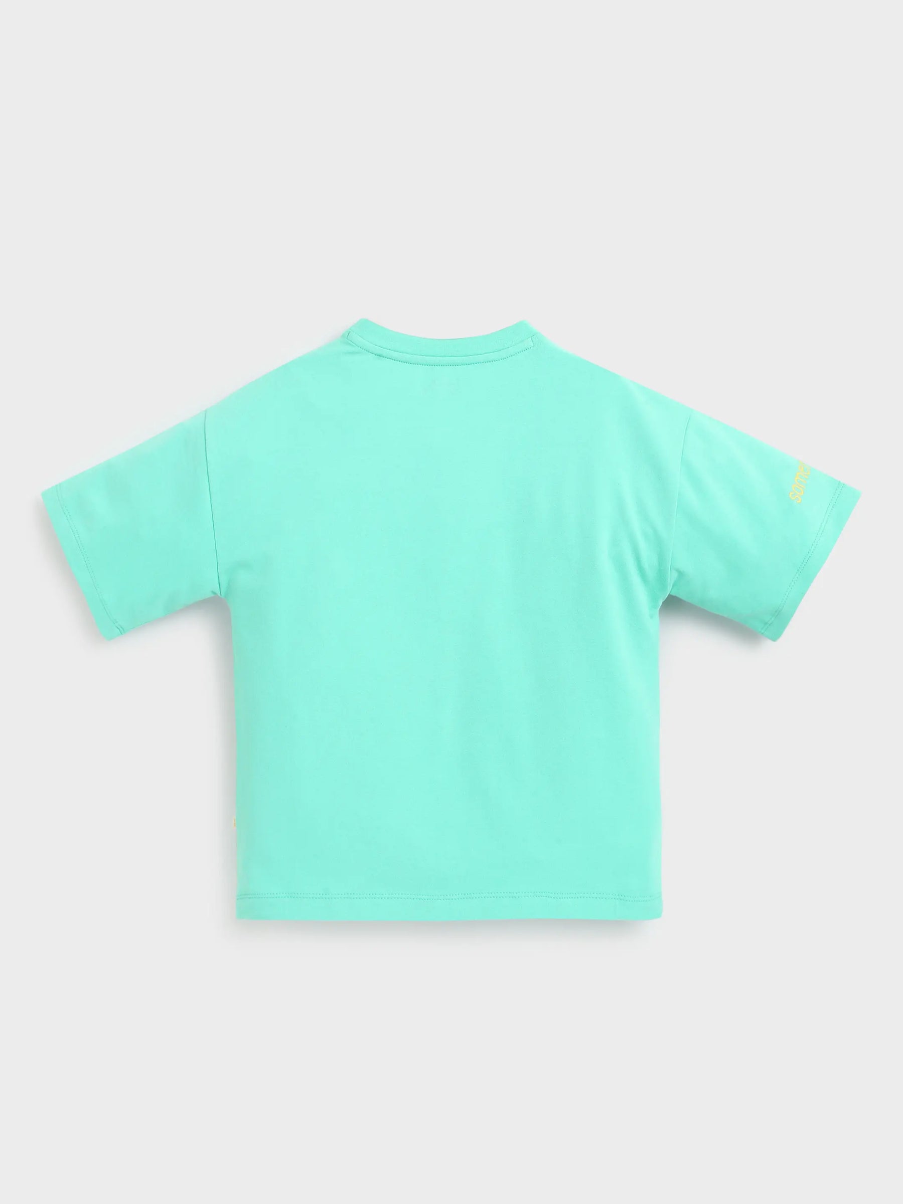 Girl Half Sleeve T-shirt Green 1525