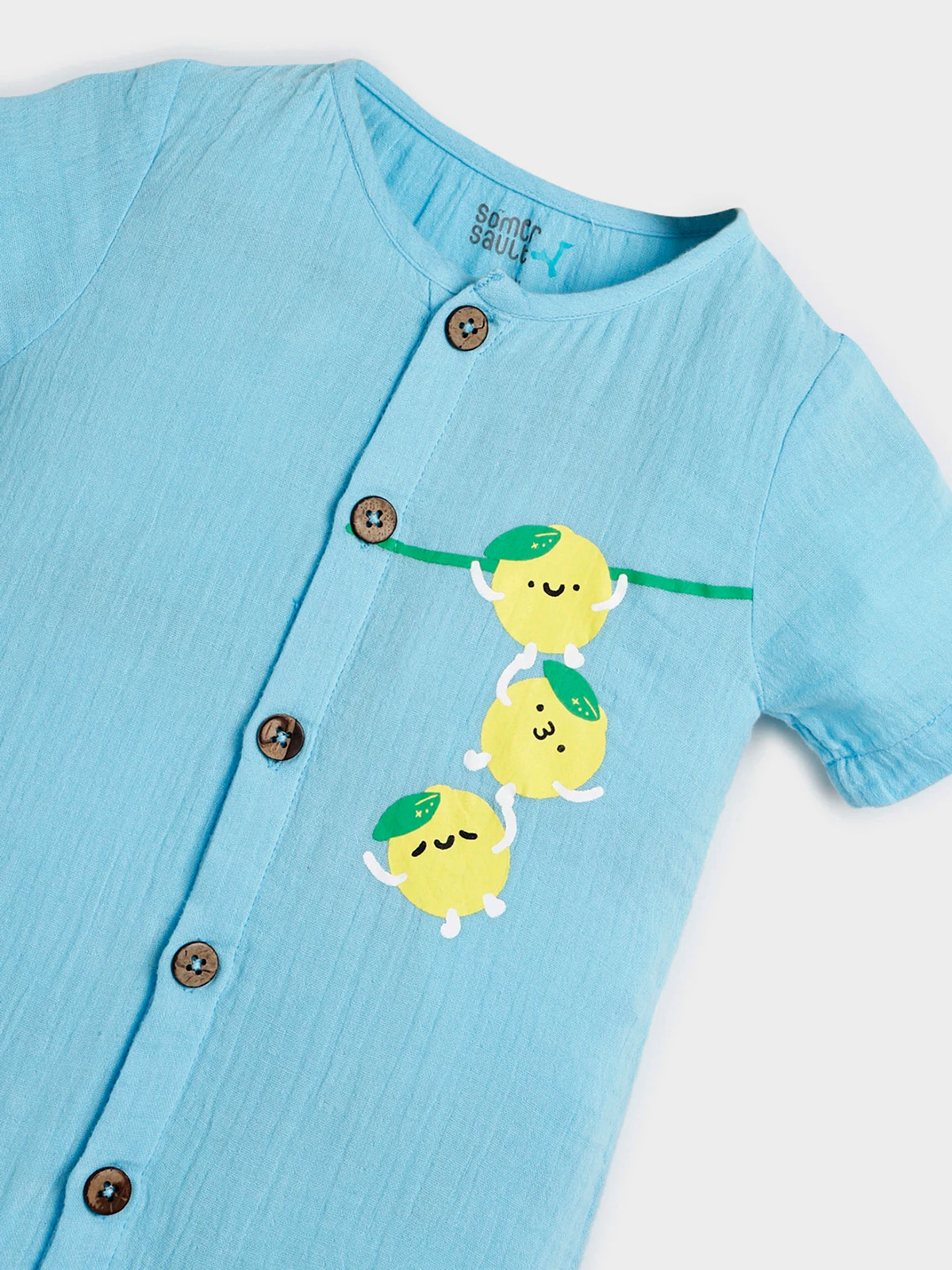 Lemon Patch Baby Romper