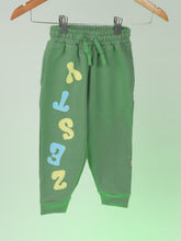 Boys Zesty Green Cotton Joggers