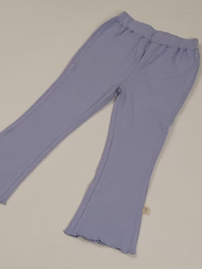 Orchids Flared Cotton Pants