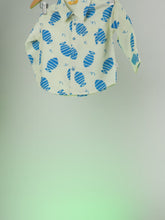 Blue Lemon Printed Cotton Shirt