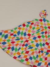 Happy Crooked Cotton Tiered A-Line Dress