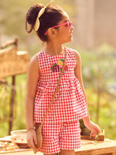 Fruity Gingham Top & Shorts Set Somersault