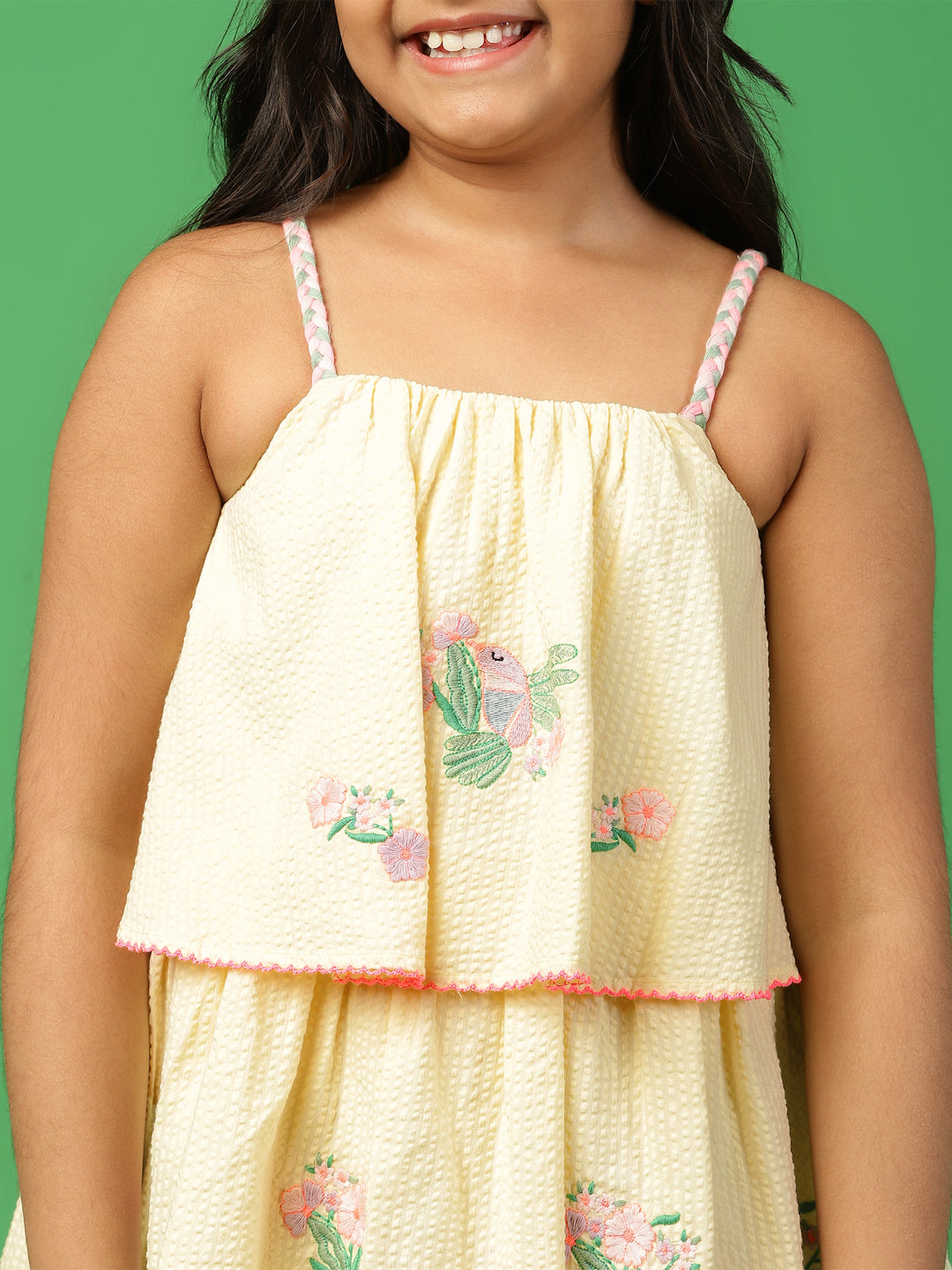 Bouquet Of Flower Tier Dress Somersault