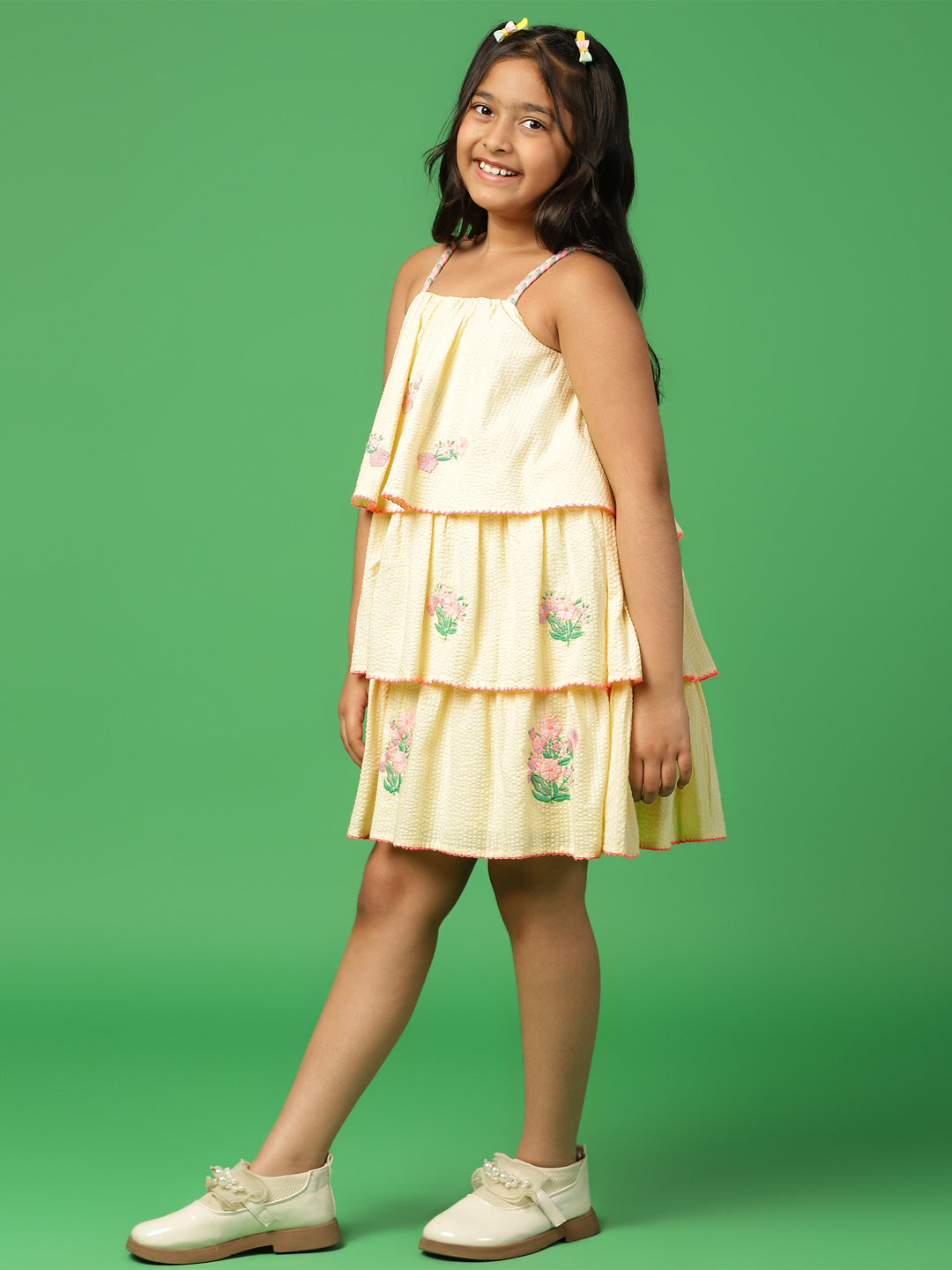 Bouquet Of Flower Tier Dress Somersault
