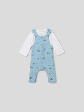 Dino Dungaree Set Somersault