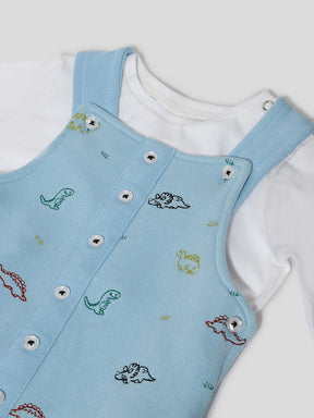 Dino Dungaree Set Somersault