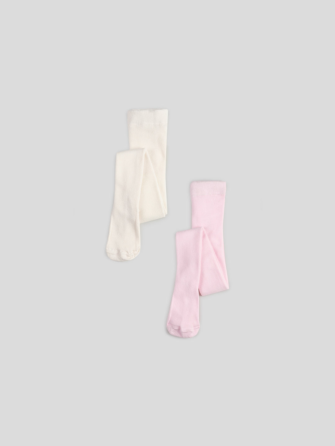 Tights Ecru Pink Pack Of 2