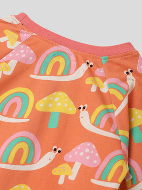 Rainbow Snail Sweatshirt Somersault