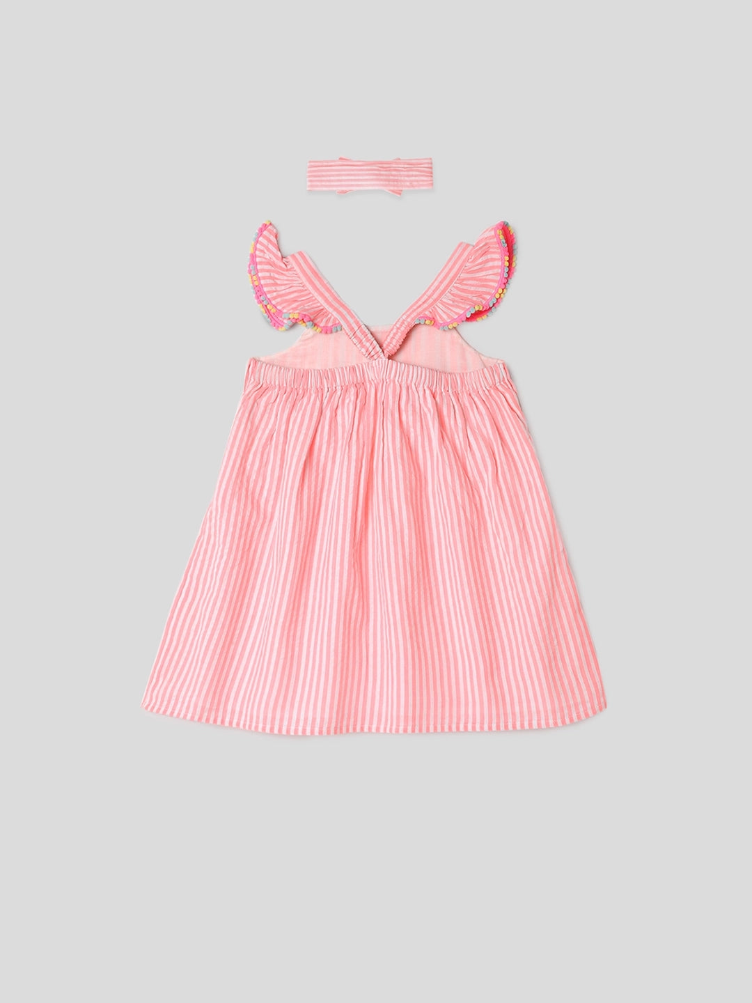 Pink Pop Striped Dress Somersault