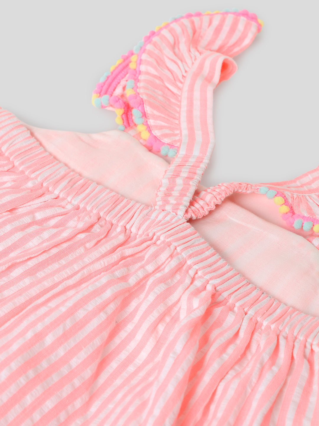Pink Pop Striped Dress Somersault