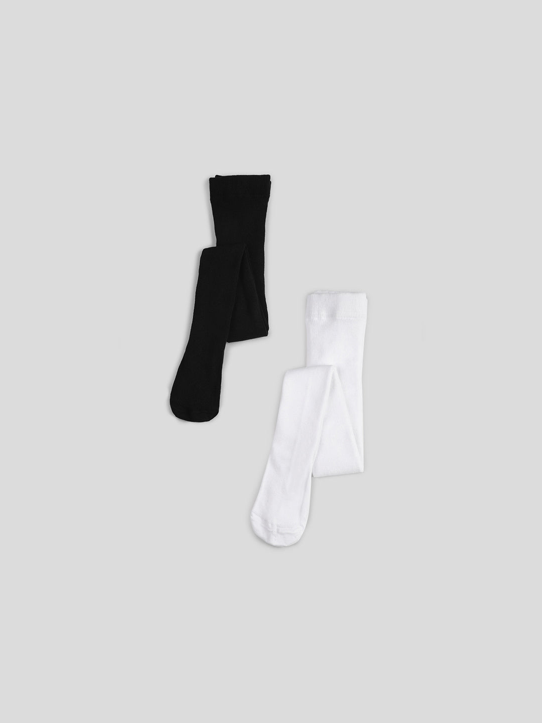 Tights Black White Pack Of 2